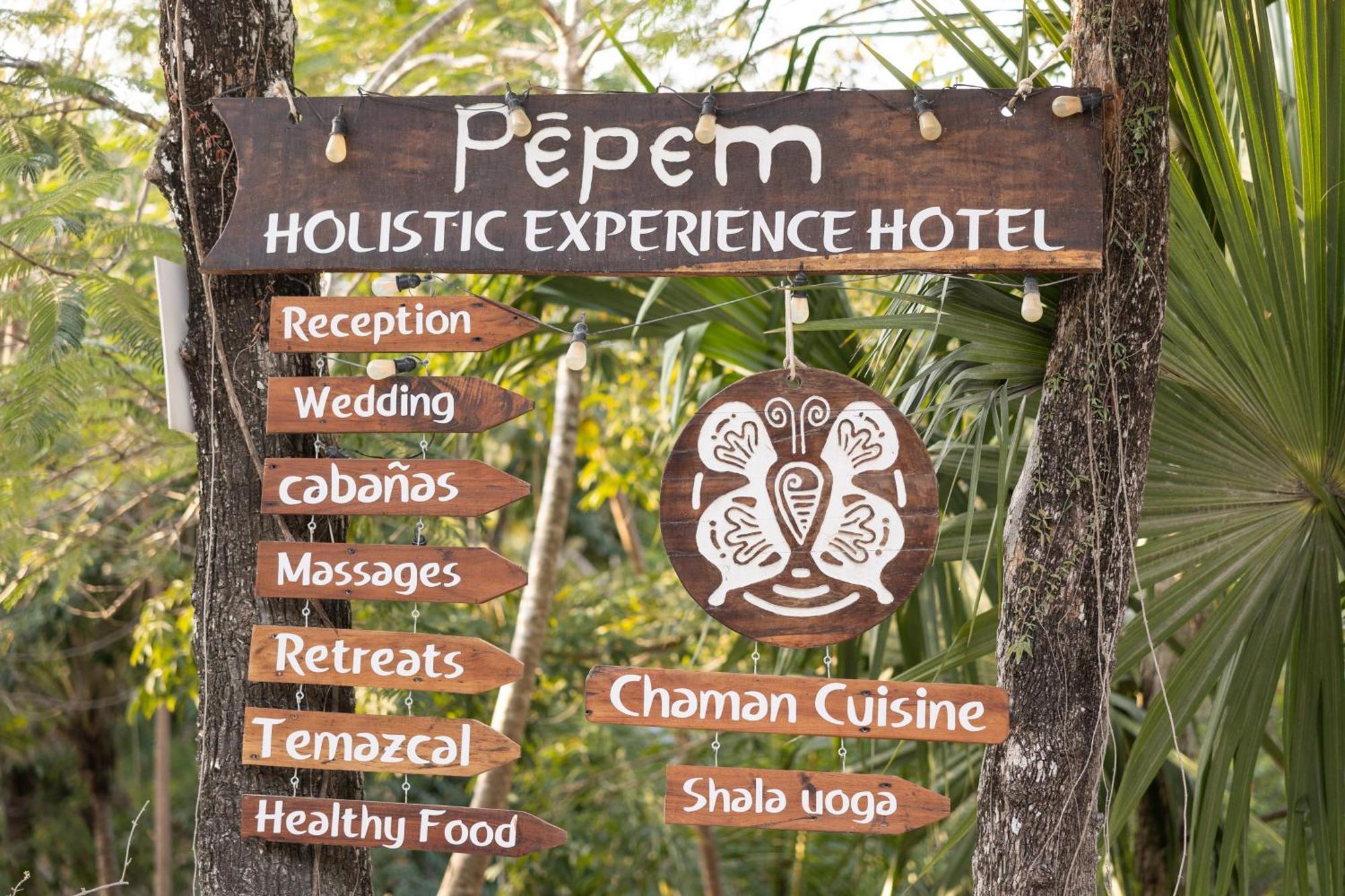 Pepem Holistic Experience - Peaceful Retreat Near Tulum (Adults Only) Villa Buitenkant foto
